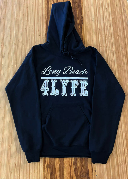 Long Beach 4LYFE Black Hoodie